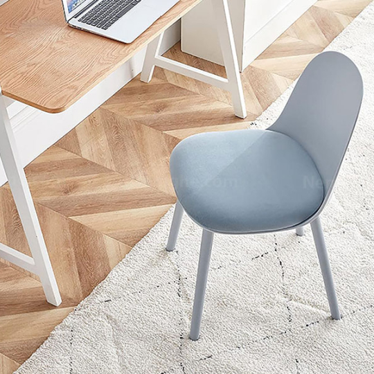 GHẾ NHỰA LÓT NỆM BỌC NHUNG ST3000A