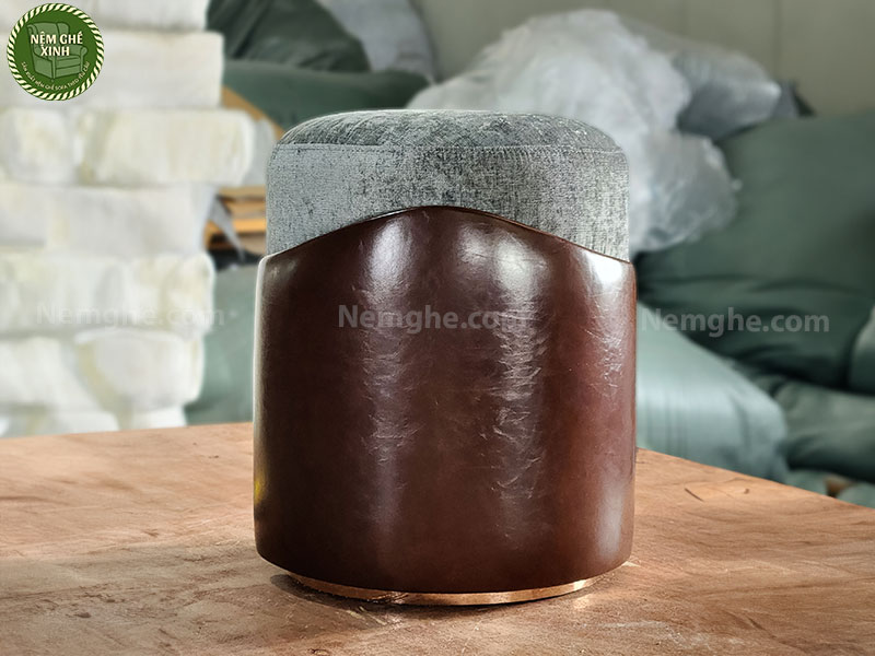 Ghế đôn phối da 01 sử dụng được cho nhiều không gian