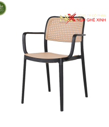 GHẾ NHỰA ĐÚC GIẢ MÂY ST3052